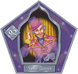 Xavier Rastrick, famoso bruxo dos Sapos de Chocolate
